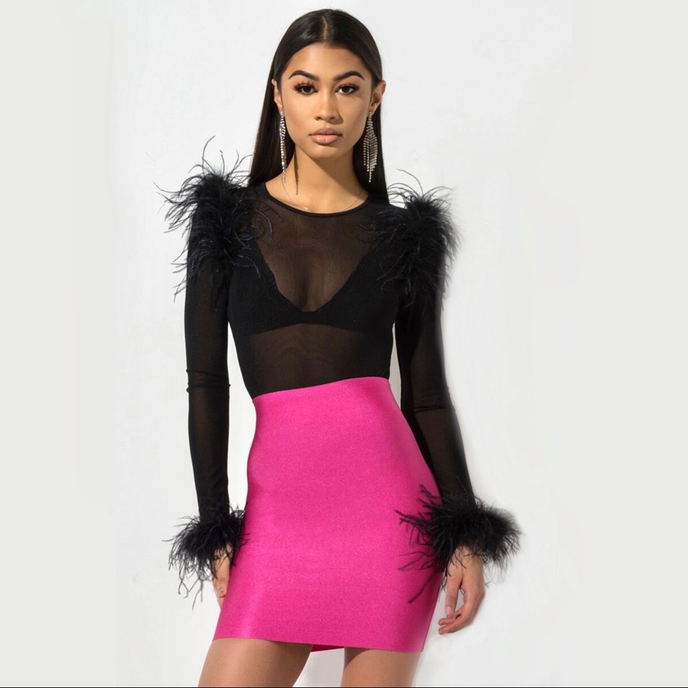 Pink Bandage Skirt - NWT